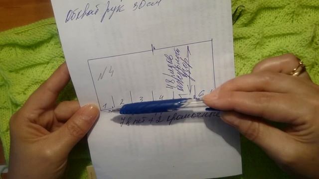 МК вязание простой летней кофточки #3 смотреть онлайн