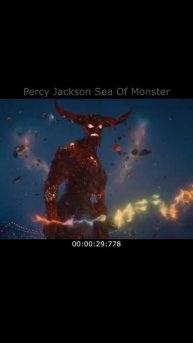 boss 👾 fight scene │Percy Jackson: Sea Of Monster #shorts