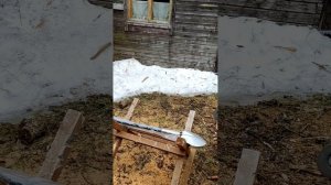 Лопата Невесомость ЦИ. Заточка.