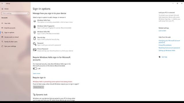 How to Change a Windows Hello PIN