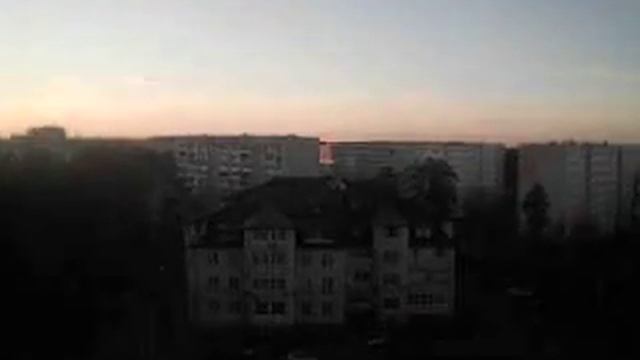 Красивый вид с общего балкона на 9-ом этаже. смотреть онлайн