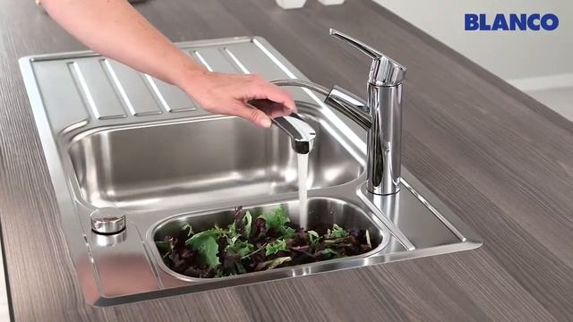Кухонный смеситель BLANCO NEA S с выдвижным изливом смотреть онлайн