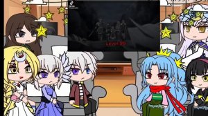 Goddess, Moon God, Heroes, Tomoe & Mio react to Makoto Misumi | Tsukimichi Moonlit Fantasy | GACHA