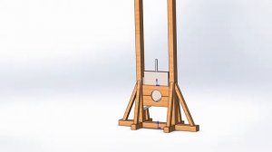 Solidworks, анимация, гильотина