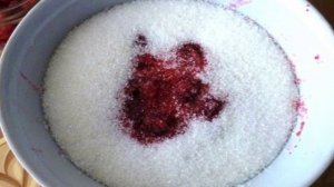 Малина,перетертая с сахаром