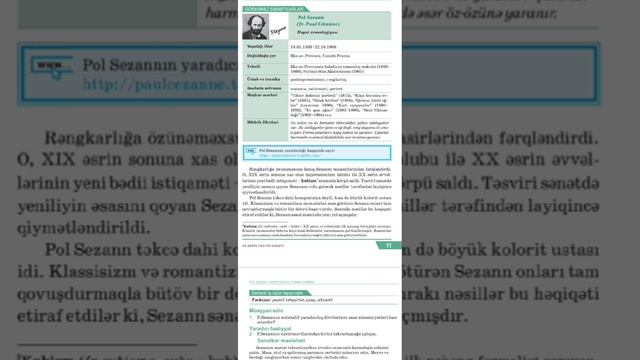 @tesviriincesenet 9-cu sinif. Pol Sezan. 3-cü hissə