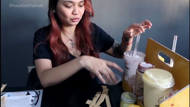 MILK TEA Mukbang (Tan Tea Milk Tea Taste Test!) MILK TEA IS LIFE! 😍 смотреть онлайн