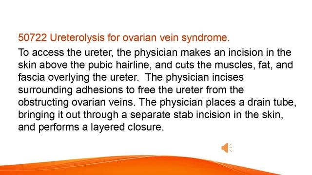 Ureterolysis CPT code - simplify medical coding