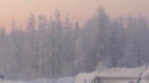 Крайний север. Якутия, вахтовый поселок Накын.