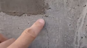 Полистерол бетон. Маленькие неприятности (лопнула стена)