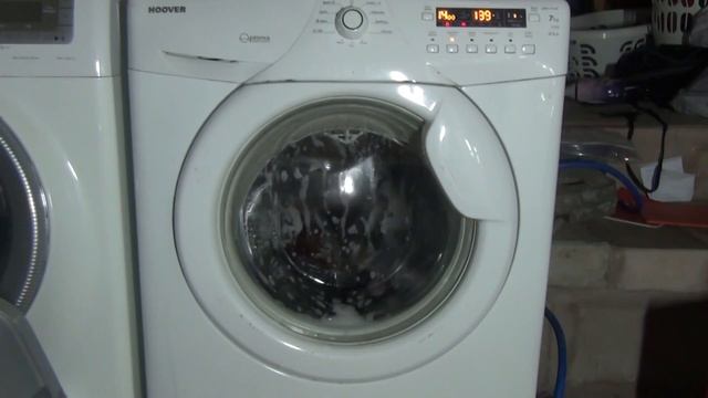 Hoover Optima OPH714D : Cotton 90'c mini load + sensitive : Wash (Pt 2 of 5) смотреть онлайн