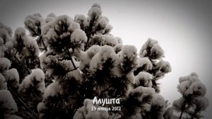 Алушта зимой. Вот такой Снег в Алуште (видео)