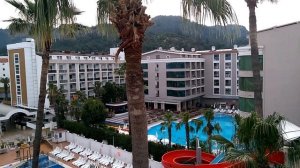 Вид с балкона нашего номера в отеле Ideal Prime Beach 5* (Турция/Эгейский регион/ г. Мармарис)