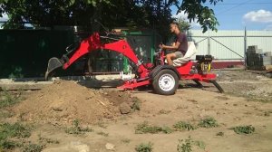 Прицепной экскаватор