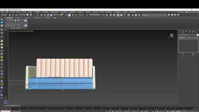 3ds Max Sofa Modeling EASY Way Using Chamfer | Tutorial | 3ds Max 2022