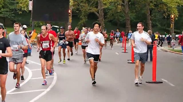 Olympus Pen EPM1 720HD, Manhattan Half Marathon, Central Park, 4 PA016172.AVI