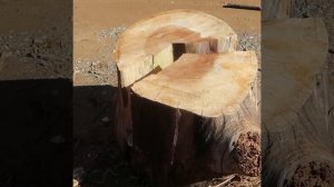 как расколоть клиньями упрямый пень