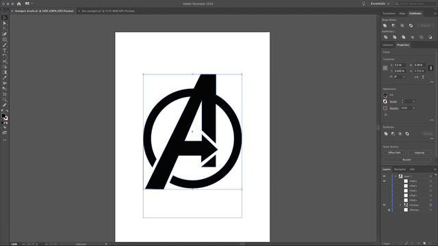 Glowforge Avengers Acrylic Logo смотреть онлайн