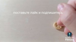 печенье 🍪 с клубникой из пластилина