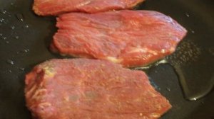 Говядина с кровью в горчице