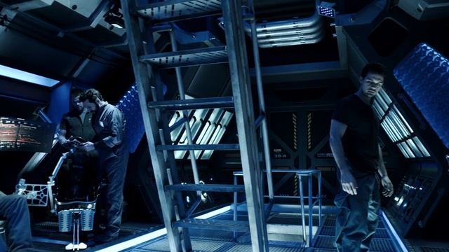 Встреча газового танкера Росинанта с марсианским патрулем Янгцы