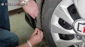 Накладки антискол на колесные арки | универсальные | комплект на 4 арки KIA CERATO 4