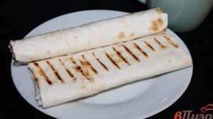Лаваш на перекус с морковью по - корейски и сыром