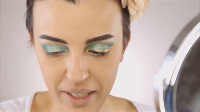 Speciale Primavera!  TRUCCO CERIMONIA MENTA  ORO  IDEE OUTFIT