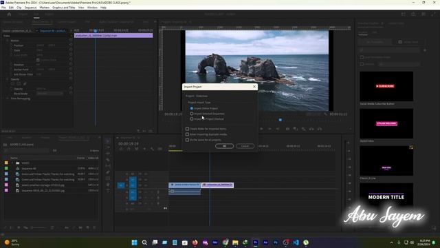 💻Multiple Projects & Sequences - 🧑🏻💻Adobe premiere pro - CLASS 60 [Bangla] смотреть онлайн