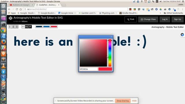 copepen.io some cool coding in real time! Dec 10, 2016 10:48 AM