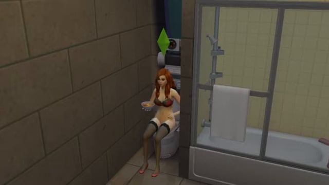 The Sims 4 - кушаем сидя на тубзике 18+ смотреть онлайн