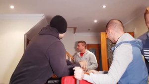 Armwrestling with Irish blokes