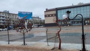 В центре города Луга Ленинградской области