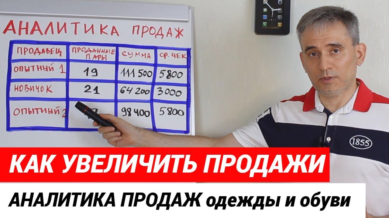 Как увеличить продажи  Бизнес аналитика продаж одежды и обуви #продажи #бизнес #анализпродаж