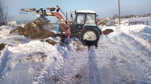 Мтз 82 в мороз