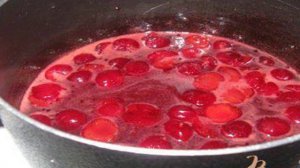 Ленивые вареники с вишней