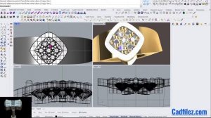 Jewelry design in Rhino 3d and Rhinogold #rhino #1234 #nomadsculpt