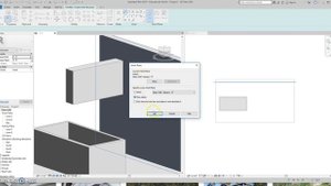Revit massing in place