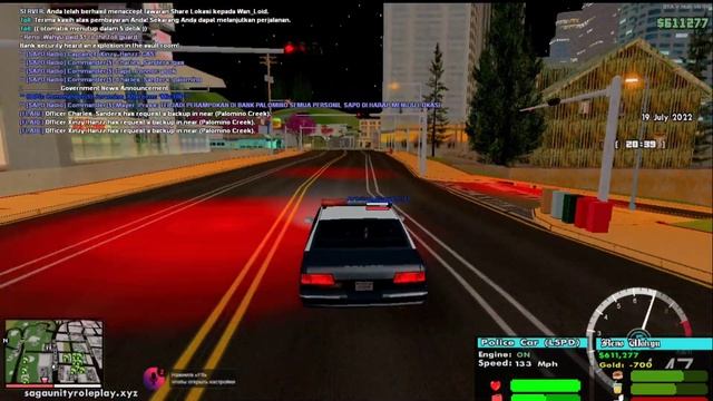 PERTAMA KALI ON DUTY POLISI LANGSUNG SOTOT LAWAN ROBBERY !! || GTA SAMP ANDROID INDONESIA