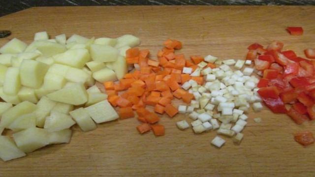 Охотничий суп с овощами