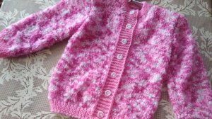 МК #Детская кофточка #из буклированной пряжи# "Карамелька"
