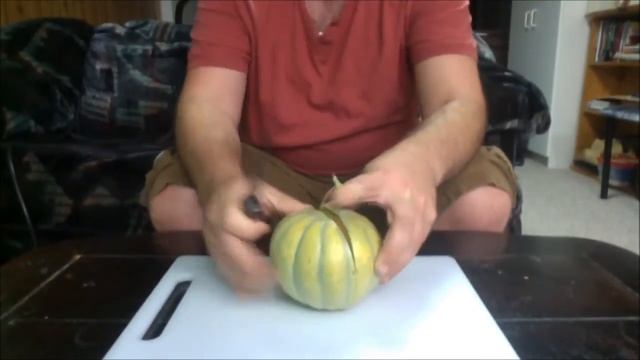 Sampling my charentais melon after harvest смотреть онлайн