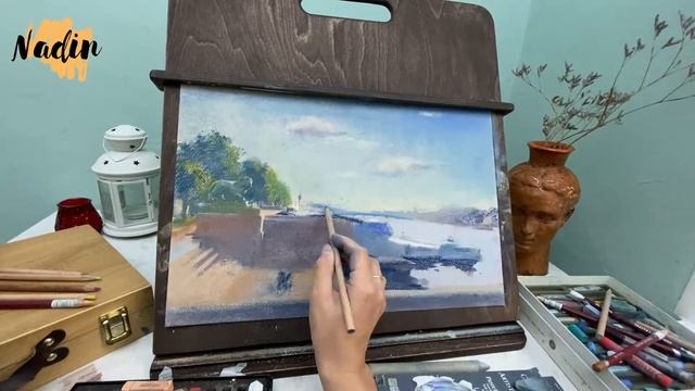 Пока рисовала Петербургский пейзаж... смотреть онлайн