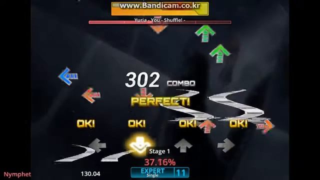 Shuffle Anime OP - YOU by StepMania Option play. смотреть онлайн