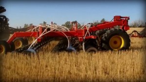 Посевной комплекс Bourgault 3720 с копирующими дисковыми сошниками