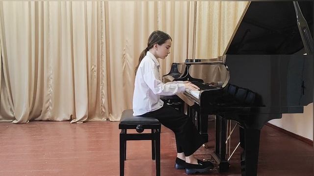 Губарь Ольга К. Черни Этюд, К. Черни этюд "Тайный незнакомец"