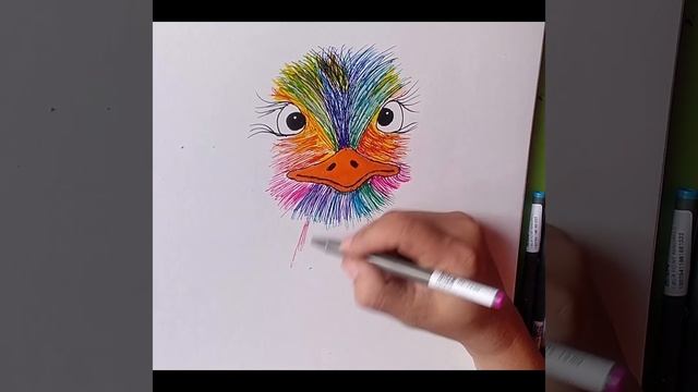 Emu eyes and head color drawing #art #artist #drawing#learning #beginners #emu #emubird @ChosenArt смотреть онлайн