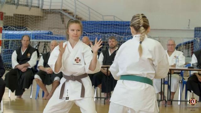 Сёриндзи Кэмпо. Taikai 2019(Rus).Embu demonstration. KYU category (woman). Shorinji Kempo.