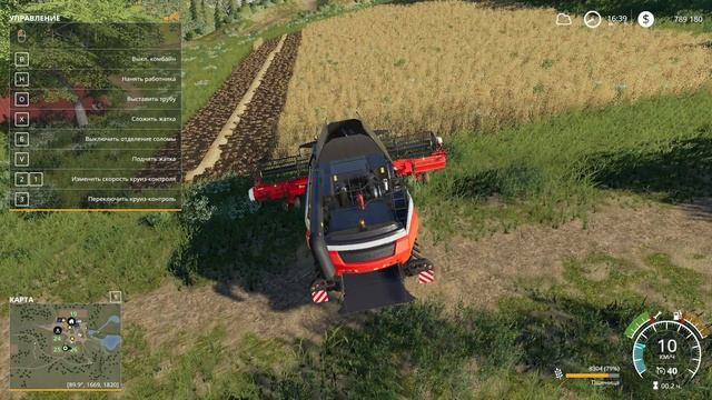 Уборка пшеници у Farming Simulator 19 смотреть онлайн