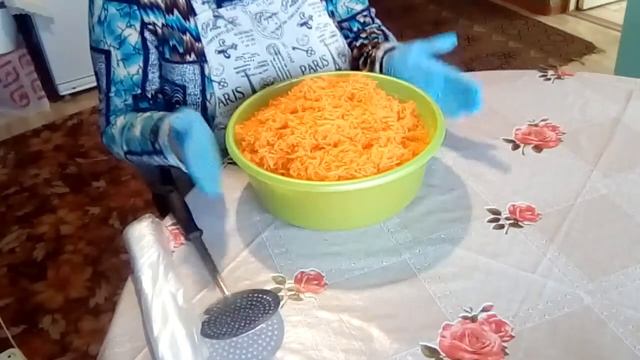 Замораживаем морковку